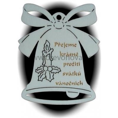 Dřevo Novák Vánoční ozdoba Zvonek č.1109 – Hledejceny.cz