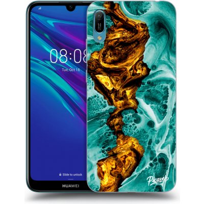 Pouzdro Picasee silikonové Huawei Y6 2019 - Goldsky čiré