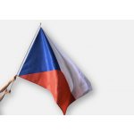 Komplet bílého kovového fasádního držáku vlajek a plastové žerdi Alerion – Hledejceny.cz