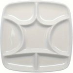 Paletka keramická čtvercová 15x15 cm bílá – Zboží Mobilmania