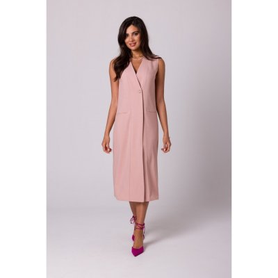 BeWear dámské midi šaty Annaree B254 růžová