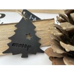 I AM Vánoční ozdoba stromeček Merry černý – Hledejceny.cz