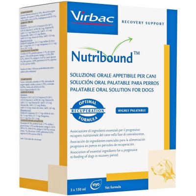 Virbac Nutribound Dog 3 x 150 ml – Hledejceny.cz