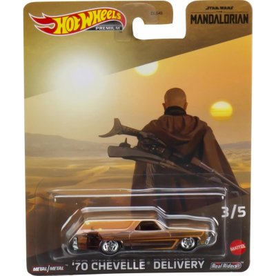 Mattel Hot Weels Premium Disney: Star Wars The Mandalorian 70 Chevelle Delivery, HKD04