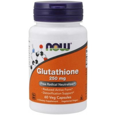 Now Foods Glutathione 250 mg 60 veg kapslí – Hledejceny.cz