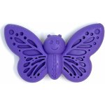 SodaPup Nylonový motýl, kousací - fialový 17,1 cm x 9,5 cm – Zboží Mobilmania