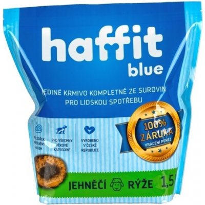 Haffit blue jehněčí rýže 1,5 kg – Zbozi.Blesk.cz