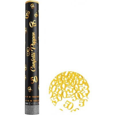 Ptákoviny CB Vystřelovací konfety s čísly 50 – Zboží Dáma