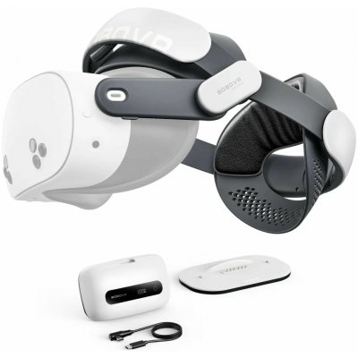 BOBOVR M3 Pro+ náhlavní pásek s baterií 6500 mAh pro Meta Quest 3 / 3S – Zboží Mobilmania