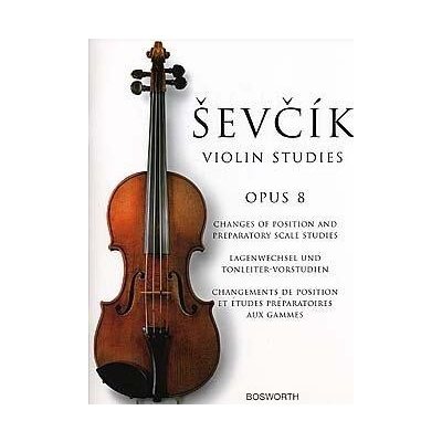 Otakar Ševčík Violin Studies Changes Of Position And Preparatory Scale Studies Op.8 noty na housle – Zboží Mobilmania