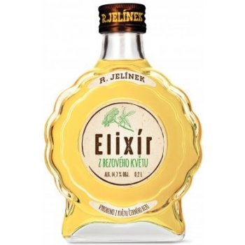 R. Jelínek Elixír z bezového květu 14,7% 0,2 l (holá láhev)