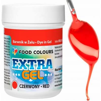 Food Colours Gelová barva extra červená 35 g – Zboží Dáma Food Colours Gelová barva extra červená 35 g – Zboží Dáma