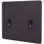 Design-Shop Akustický panel na stůl HWC-G75 dvoustěnná látka/textil 60 x 65 cm hnědo-šedá – Zboží Dáma