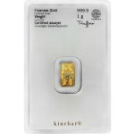 Heraeus zlatý slitek Kinebar 1 g – Zboží Mobilmania