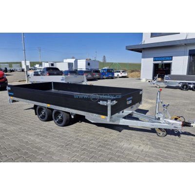 Saris PL 406 184 3500kg, valník, listová pera, Black Edition – Zboží Mobilmania