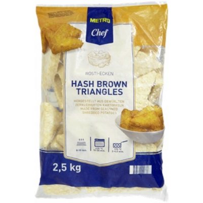 METRO Chef Hash Brown bramborové trojúhelníky 2,5 kg – Zboží Dáma