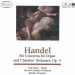 Georg Friederich Handel Six Concertos for Organ and Chamber Orchestra, Op. 4 – Hledejceny.cz
