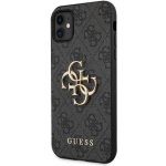 Pouzdro Guess PU 4G Metal Logo iPhone 11 šedé – Sleviste.cz