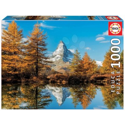 Educa EDU17973 Matterhorn Mountain in Autumn + Fix lepidlo 1000 dílků