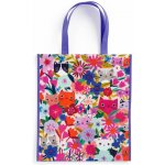 Mudpuppy Znovupoužitelná nákupní taška Kočky v květinách – Sleviste.cz