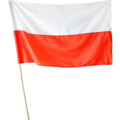 Národní vlajka Polska na žerdi – Hledejceny.cz