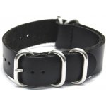 Zulu Strap Kůže černá S40058 – Zboží Mobilmania