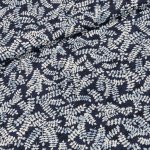 Bavlněné plátno 4987/001, modrotisk kapradiny š.160cm (látka v metráži) – Hledejceny.cz