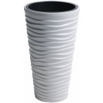Prosperplast SAND SLIM Květináč 34,9 cm bílý – Sleviste.cz