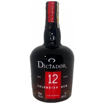 Dictador Rum 12y 40% 0,7 l (holá láhev)