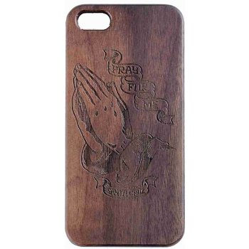 Pouzdro SANTA CRUZ - Pray Wood Iphone Cover Blk Walnut Wood