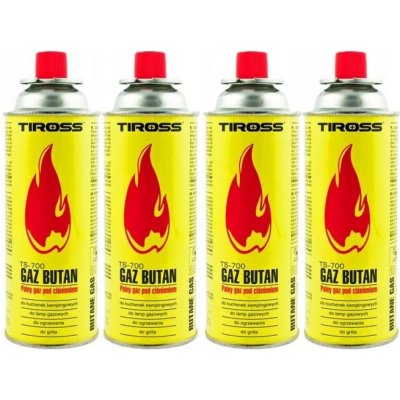 Tiross kartuše Plyn pro cestovní vařič 400ml 10ks – Zboží Mobilmania