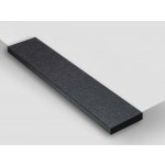 TONE OF STONE Venkovní parapet z přírodního kamene - Žula Nero Assoluto Zimbabwe kartáčované, 250x200x30 mm – HobbyKompas.cz