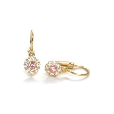 Pattic náušnice zlaté dětské GU535704RY – Zboží Mobilmania