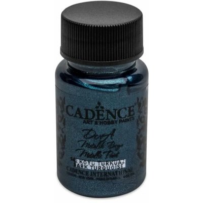 Metalická akrylová Cadence Dora Metalic tmavě tyrkysová / 50 ml – Hledejceny.cz