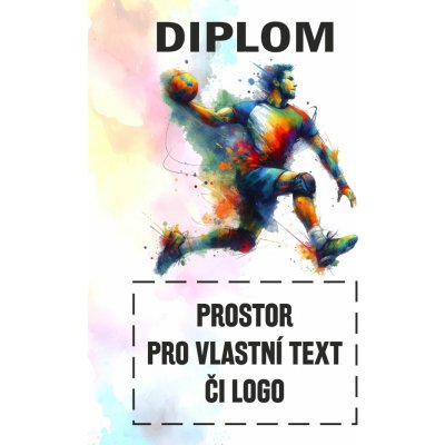 Diplom HÁZENÁ MUŽ – Zboží Dáma