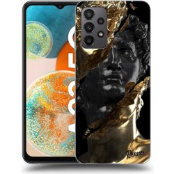 Picasee silikonový Samsung Galaxy A23 A235F 4G Black Gold černé