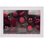 Christmas Touch Sada vánočních hraček na stromeček vínová, 50 dílků. – Hledejceny.cz