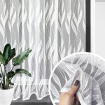 Ervi žakárová záclona bílá 48046, metráž – Zboží Mobilmania