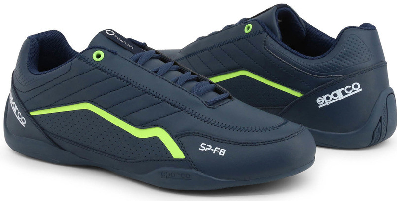 Sparco SP-F8 NAVY Fluogreen