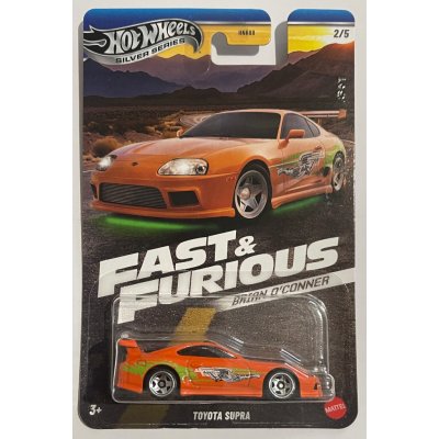 Mattel Hot Wheels Silver Series Fast and Furious Brian Oconner Toyota Supra – Hledejceny.cz