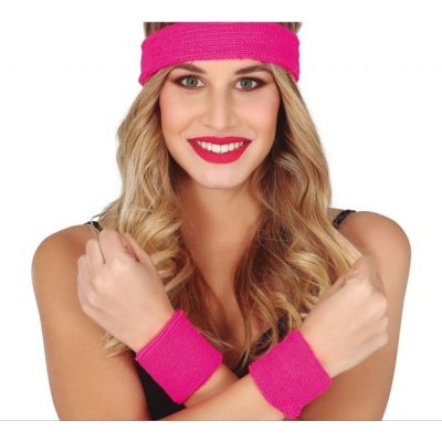 Sada růžových potítek z 80. let – Zboží Mobilmania