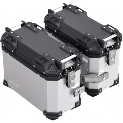 LS2 Side ALUCASES Silver 30+30L | Zboží Auto
