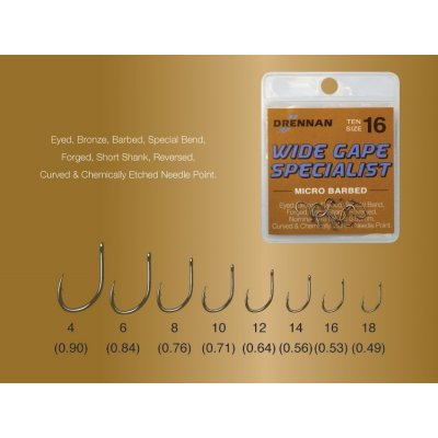 Drennan Wide Gape Specialist vel.8 – Zboží Dáma