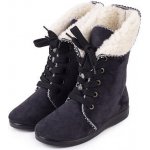 Vlnka dámské válenky na zavazování s ovčí vlnou černé – Zboží Dáma