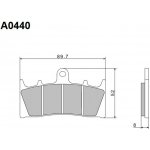 Brzdové destičky NISSIN přední KAWASAKI VN 1600 Mean Streak rok 03-04 | Zboží Auto