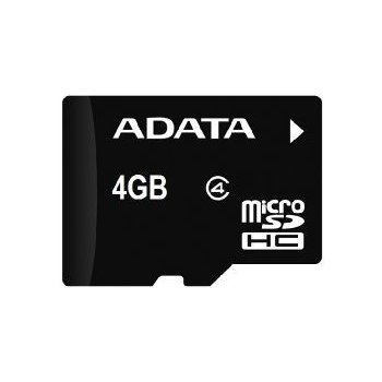 ADATA microSDHC 4 GB Class 4 AUSDH4GCL4-R