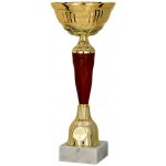 Kovový pohár Zlato-vínový 23 cm 8 cm – Zboží Dáma