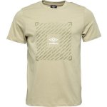 Umbro FTBL BOX GRAPHIC TEE pánské triko béžová – Sleviste.cz