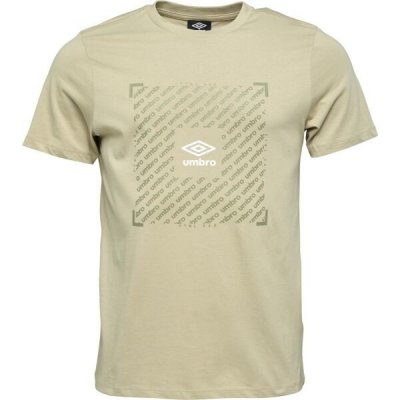 Umbro FTBL BOX GRAPHIC TEE pánské triko béžová – Zboží Dáma