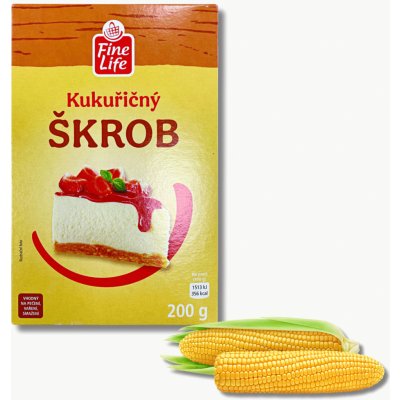 Fine Life Kukuřičný škrob 200 g – Zbozi.Blesk.cz